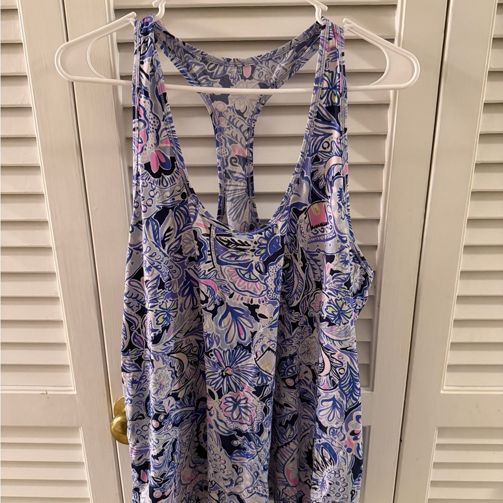 Lilly Pulitzer Luxletic Racerback Tank XL